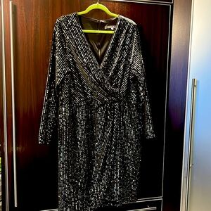 Julia Jordan still on  website velvet dress  sequins stunning very flattering